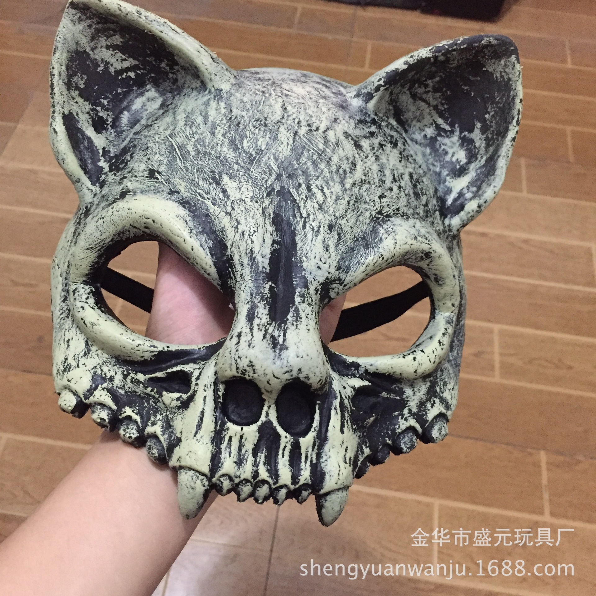 Mặt nạ trình diễn Halloween, vũ hội hóa trang, mặt nạ PU cao su.