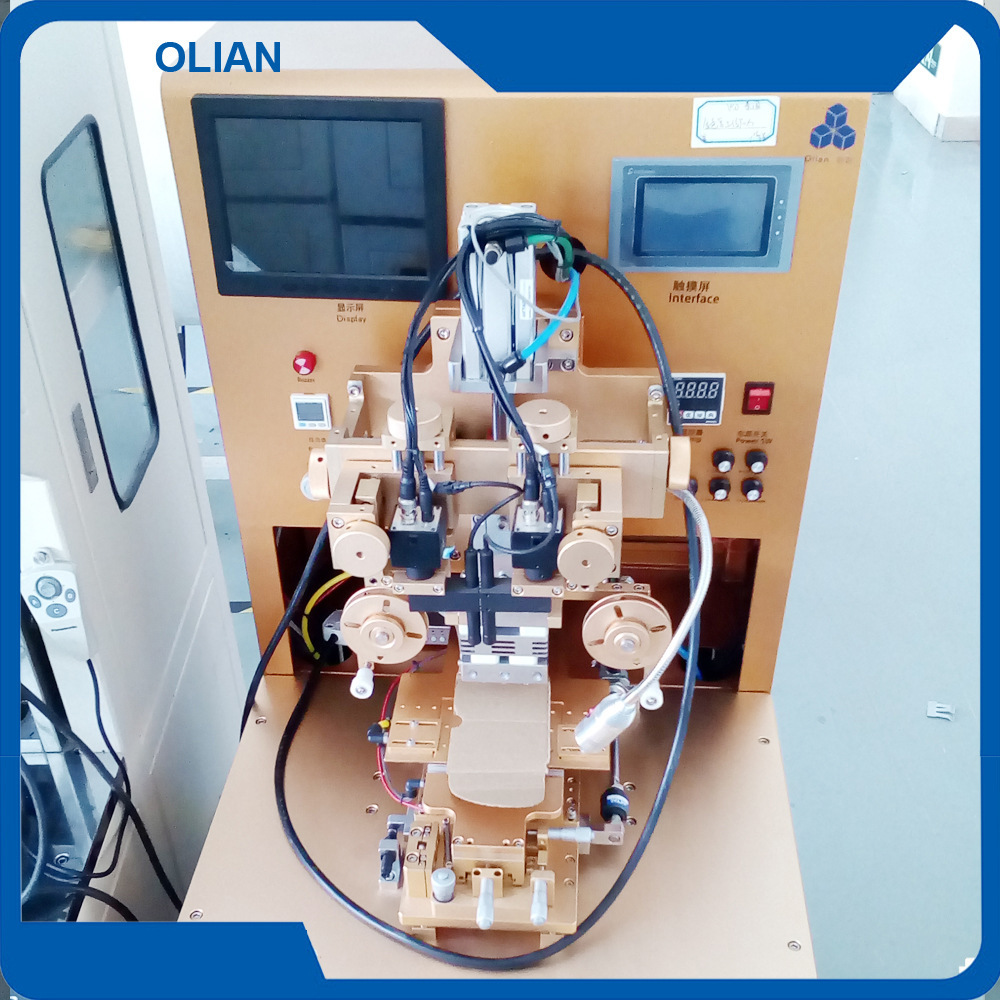 深圳欧联 LCD液晶屏邦定设备供应商手机排线热压机 FPC邦定机