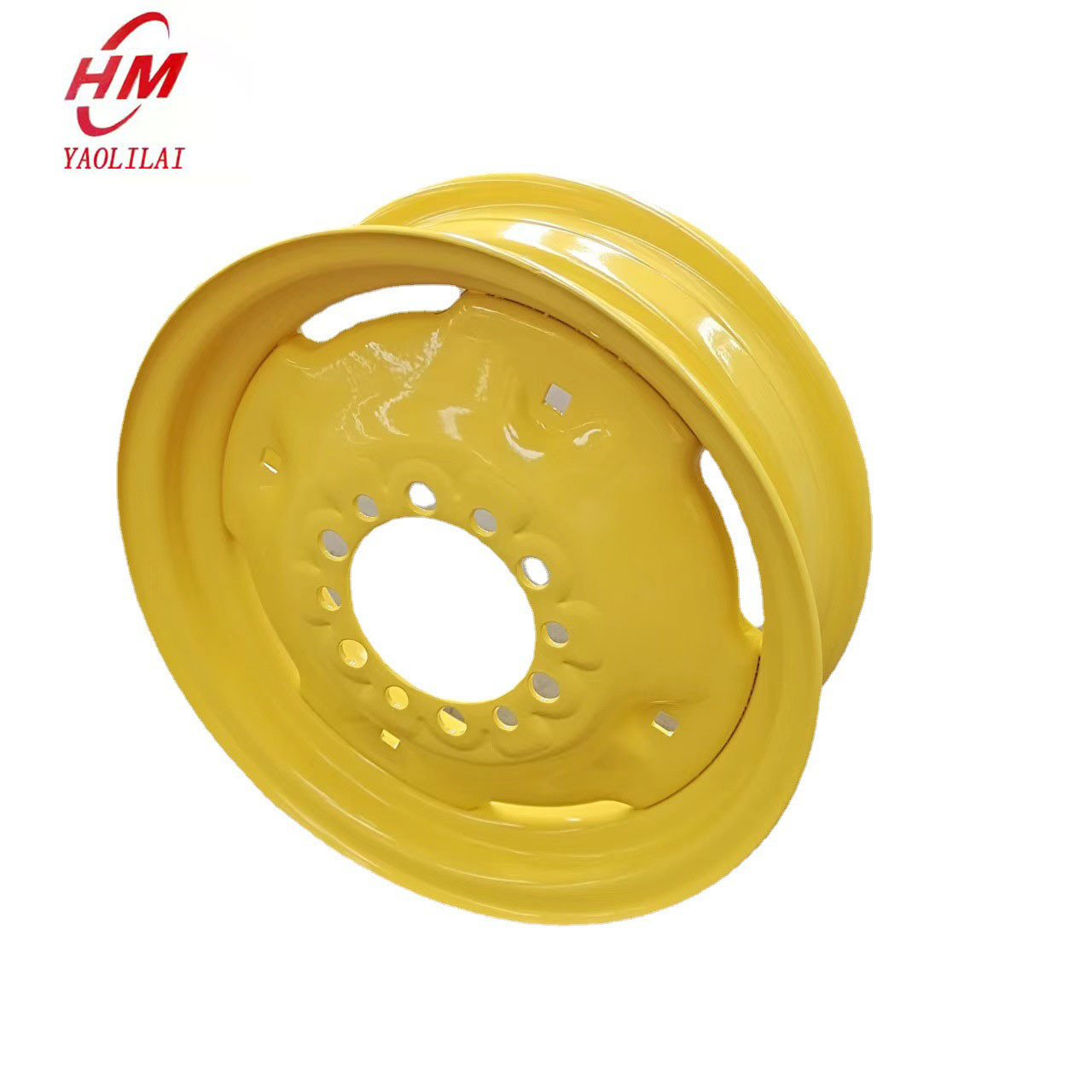 农业钢圈5.5*15配套轮胎205/75R15现货批发造型板轮毂农机具钢圈