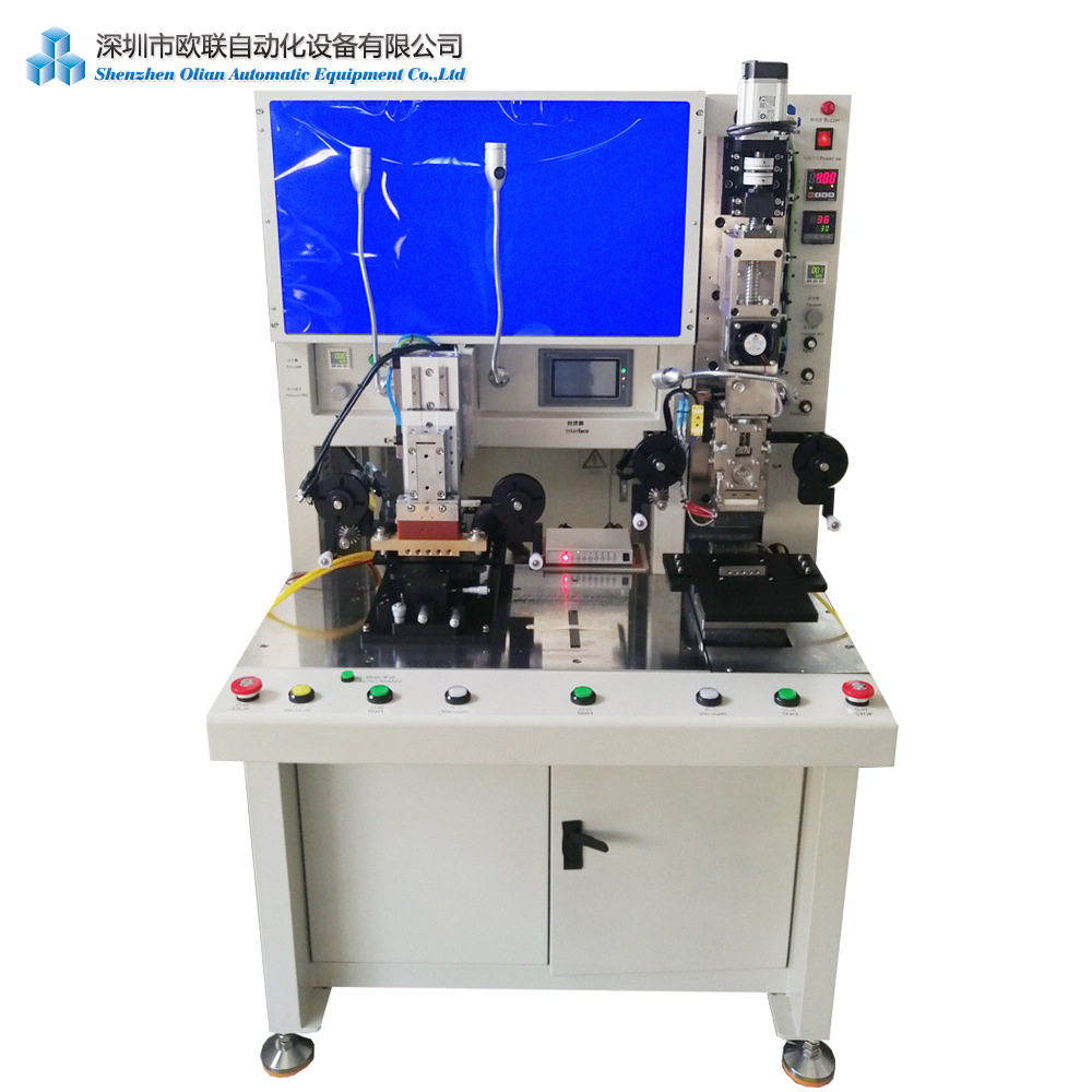 欧联自动化COF屏手机对位热压一体机绿排手机返修设备