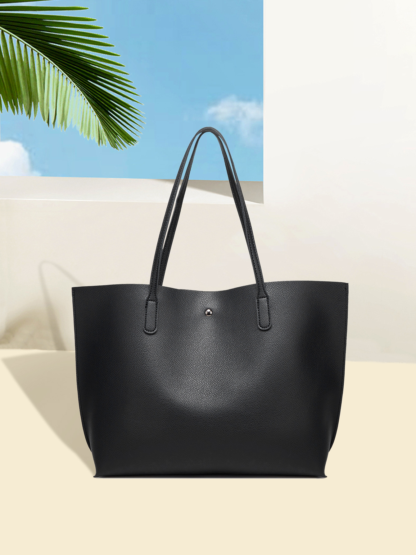 Tott bag girl, 2024 Spring and Summer, new black tweezer.