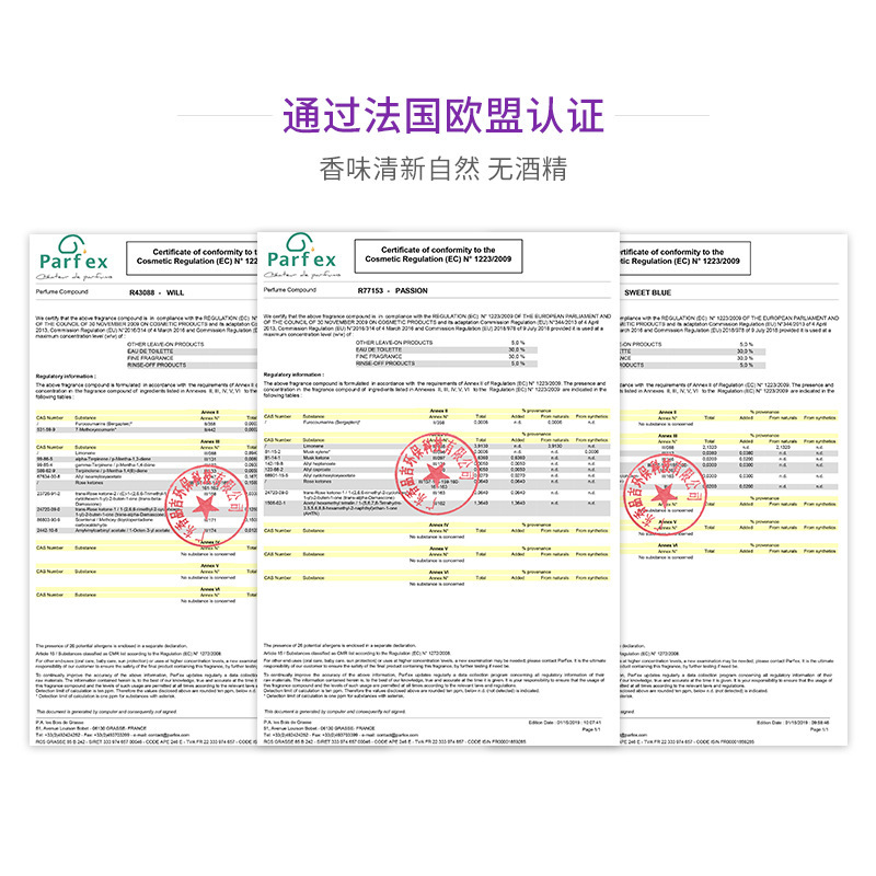 Một chiếc xe ô tô chứa đầy hương thơm với dầu gia vị Pháp và nước hoa thượng hạng tươi.