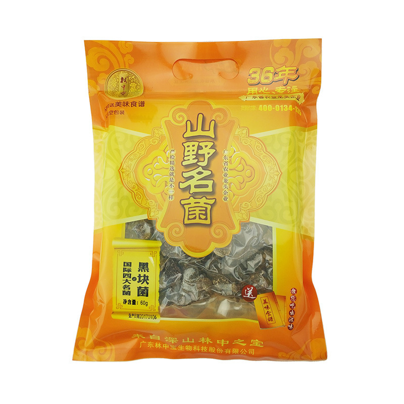 60g áo đen nấm khô, được chọn lọc bằng tay những hàng khô từ phía Bắc.