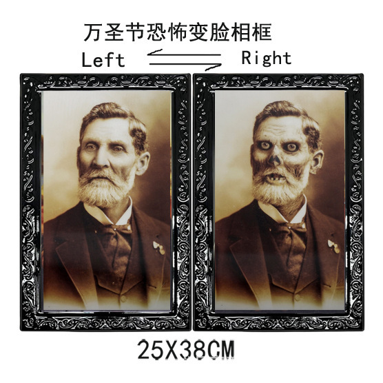 Cross-border new Halloween party to decorate the horror 3D 3D 3D 3D photo frame