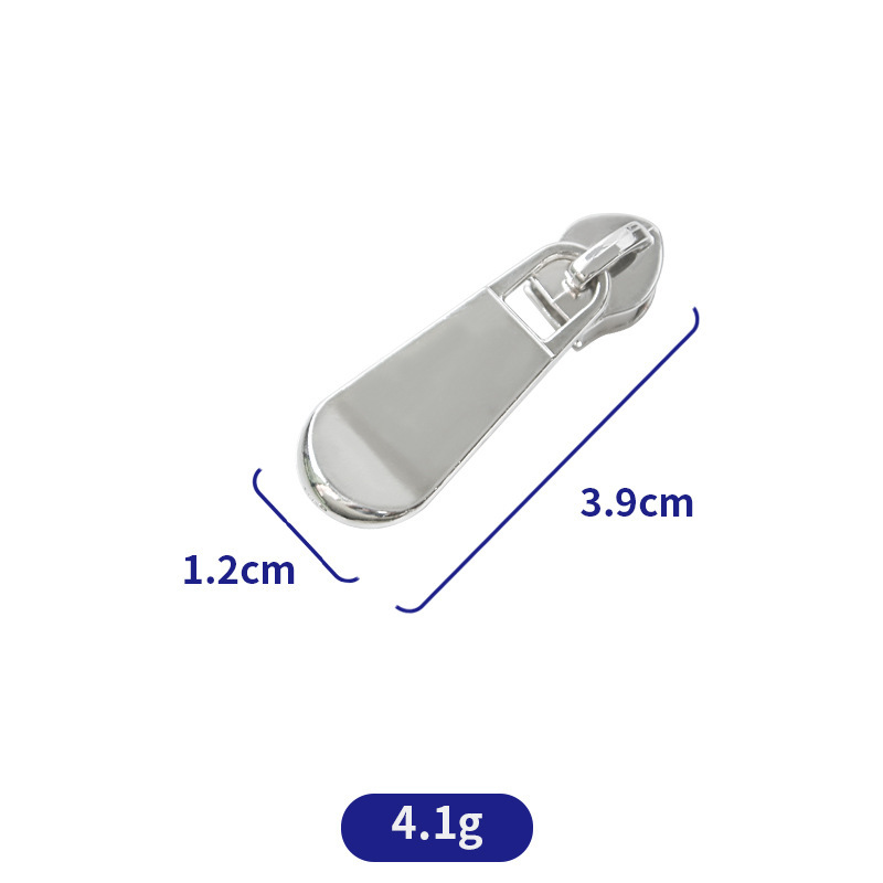 批發5號金屬拉頭拇指片 電白電泳掛鍍噴漆 揹包箱包鋅合金拉頭