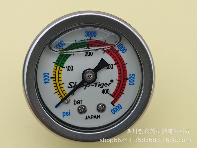 Factory, high-pressure pump pressure table 40mpa.