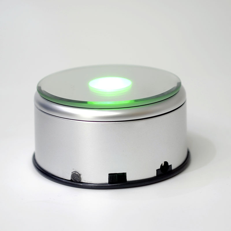 Smart voice control light color rotation displays, jewelry fairs, electric disks