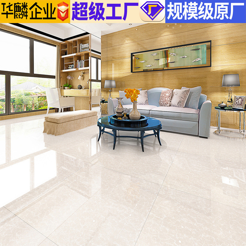 Project polished tile 800* 800 brati 600* 600 floor tiles pure white ivory