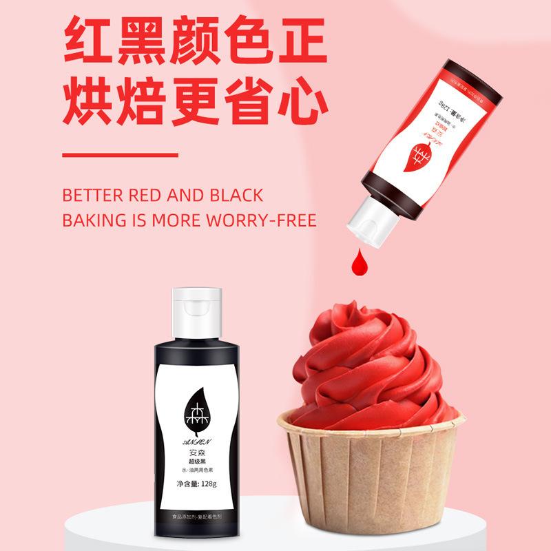 Nguồn thức ăn có màu bánh mì sợi được trang trí cho lớp thực phẩm trẻ em có thể ăn các sắc tố màu.