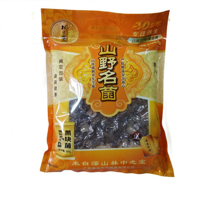 60g áo đen nấm khô, được chọn lọc bằng tay những hàng khô từ phía Bắc.