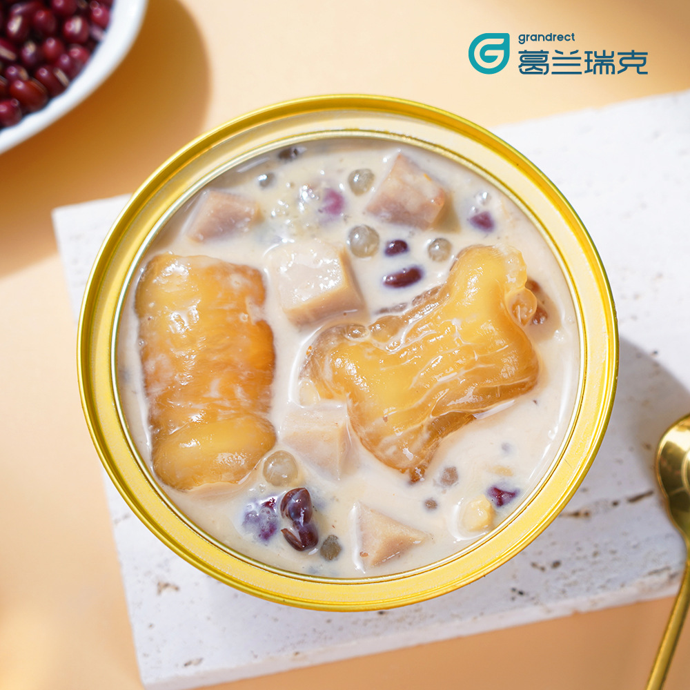Mẫu Porridge của keo keo keo keo dính vào gel sẵn sàng để ăn