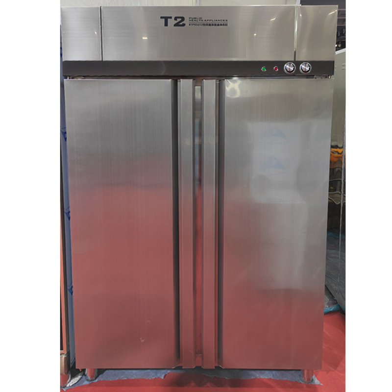 Chu kỳ gió nóng gấp đôi, tủ khử trùng chất lượng cao, đồ ăn không rỉ thép, 135 °