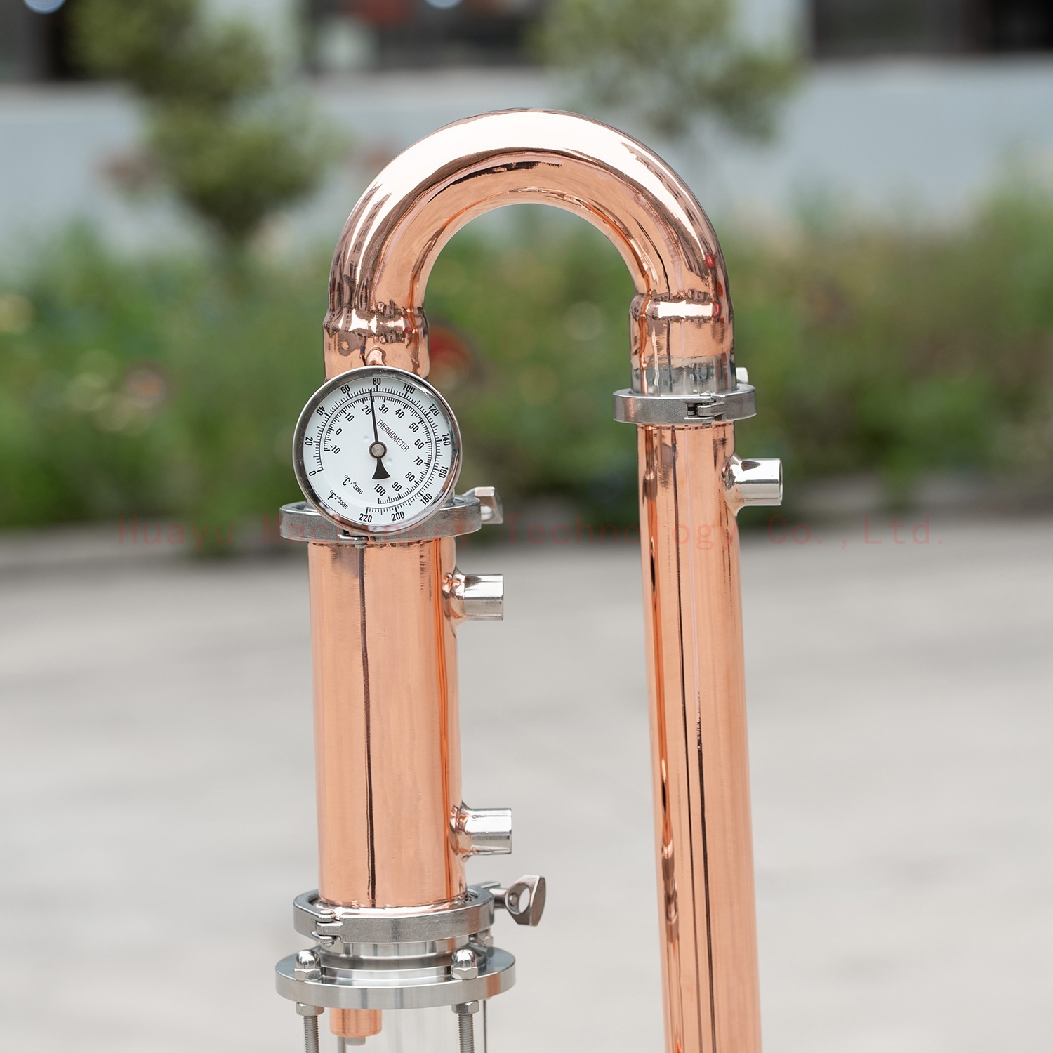 Multi-purpose commercial vodka rum distillator, violet copper distiller brewer