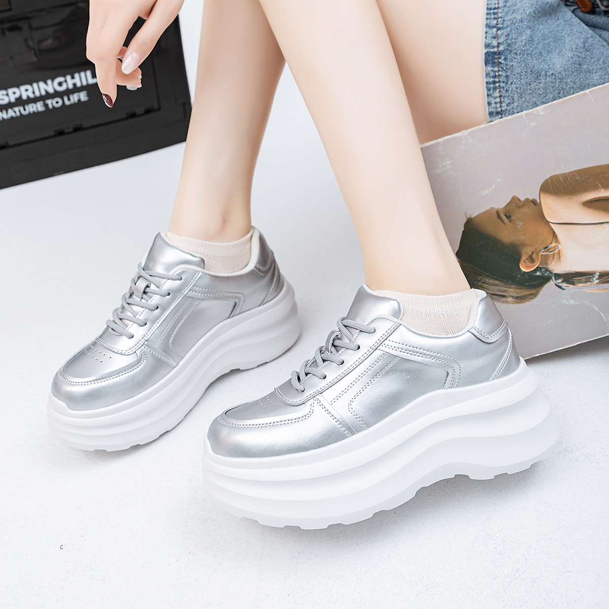 Cross-border specialty for white-shoe girl in the dream of 2024 Spring New Shoes and Fashion Shoes.