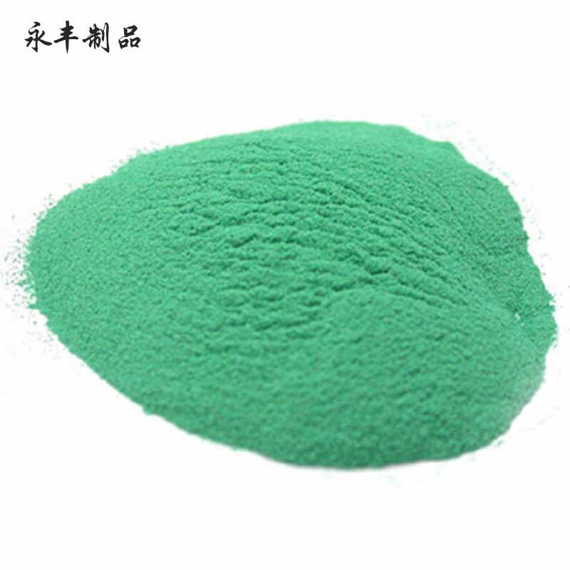 Production by manufacturers of alkaline copper carbonate paint material