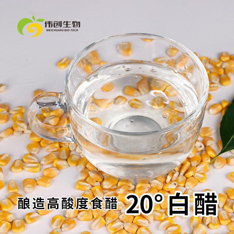 醋酸菌发酵 酿造高酸度食醋 20度白醋批发 食品加工用醋