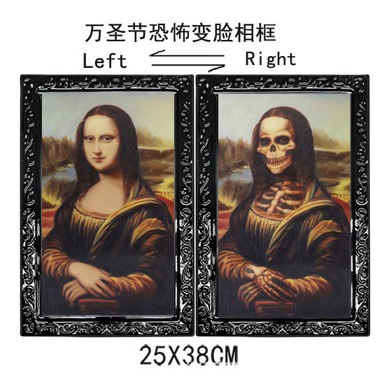 Cross-border new Halloween party to decorate the horror 3D 3D 3D 3D photo frame