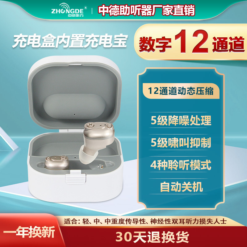 External trade source Magnetic insulation charges for digital acoustic amplifiers in the ears of older persons with 12 channels in both ears