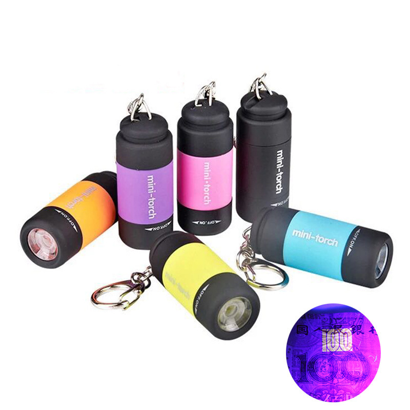 [Amazon] Small mini 395 nm check uv purple light led UV light usb charge flashlight pen.