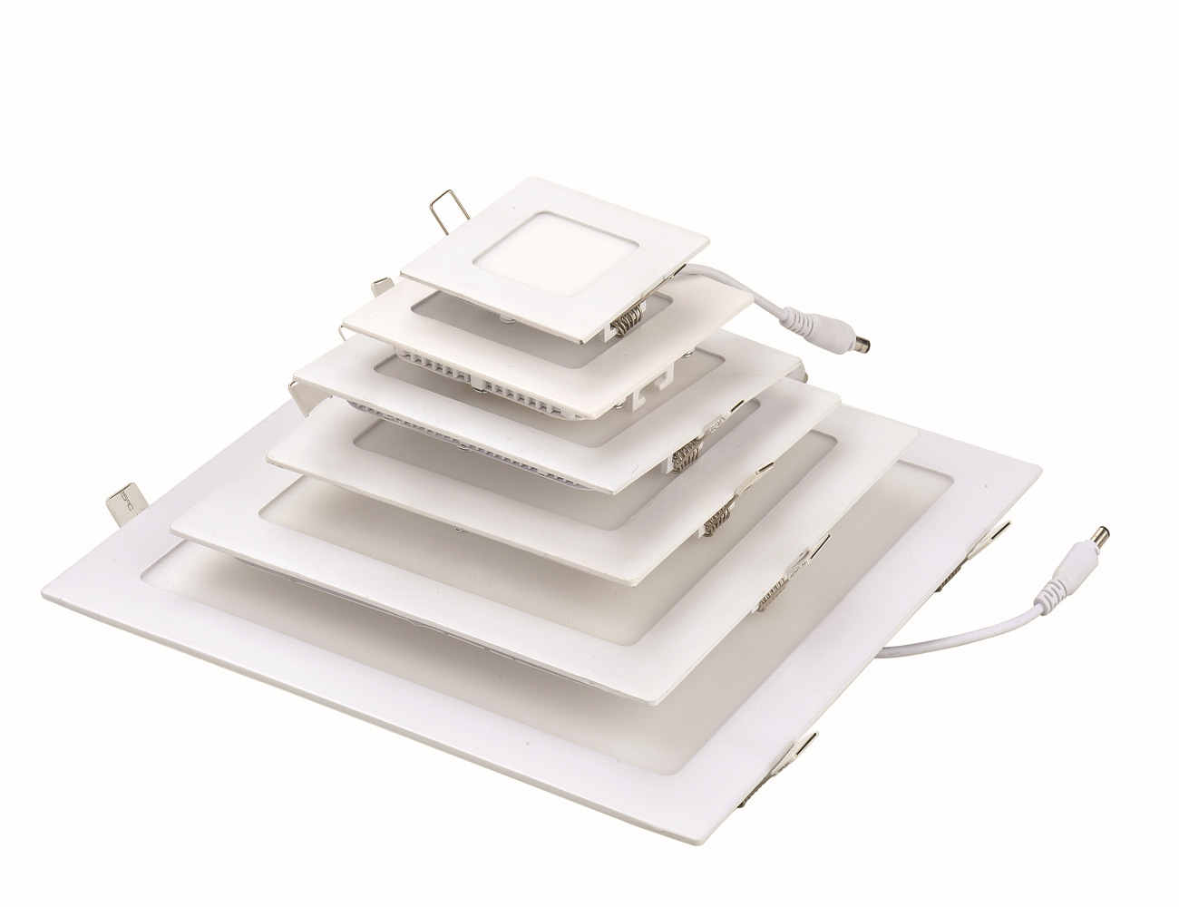 24W panel lamps embedded in dark packaging Square segregation/non-separation driver/ white light yellow light