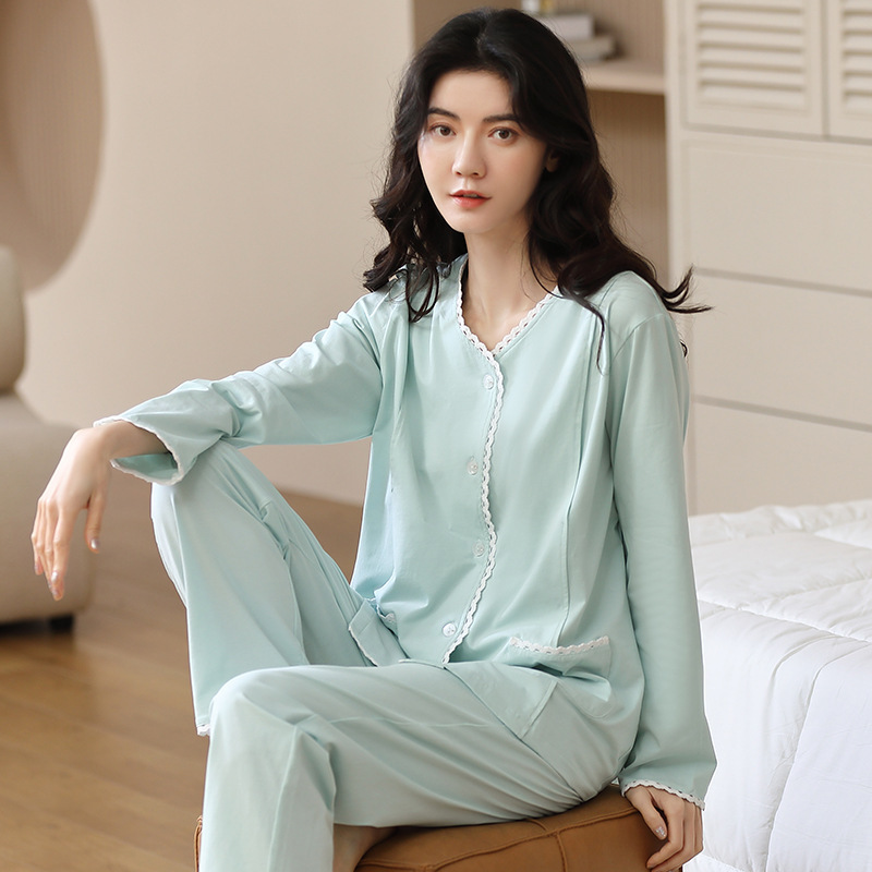 Chất lượng cao Con rể mẫu mực, mùa hè và sau khi sinh, phụ nữ mang thai mặc quần áo mùa xuân và y tá mùa thu