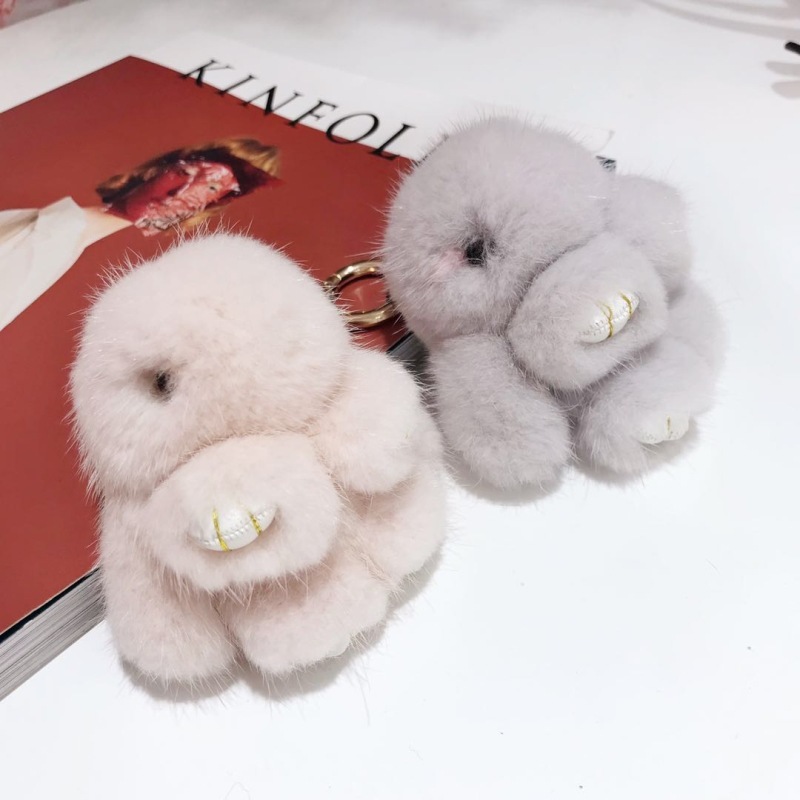 Ins mink hairy rabbits with velvet keys and tweezer wraps.