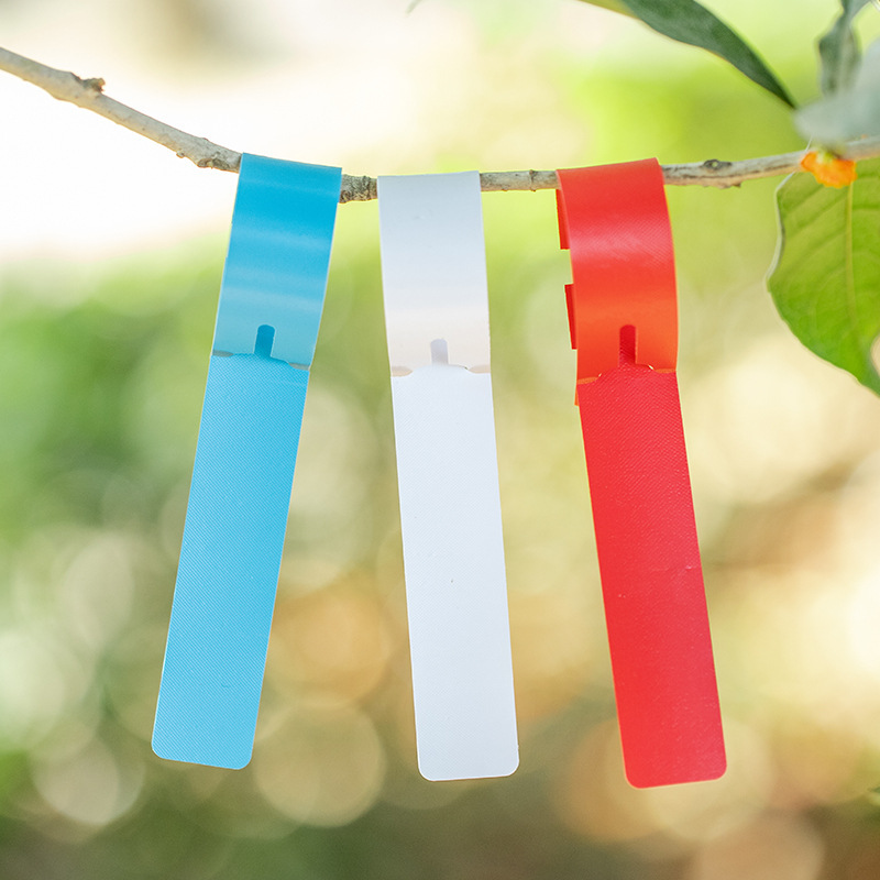 Nhãn cây bằng nhựa PVC chống thấm nước nhãn cây làm vườn nhãn hoa lan bằng nhựa vòng nút thẻ