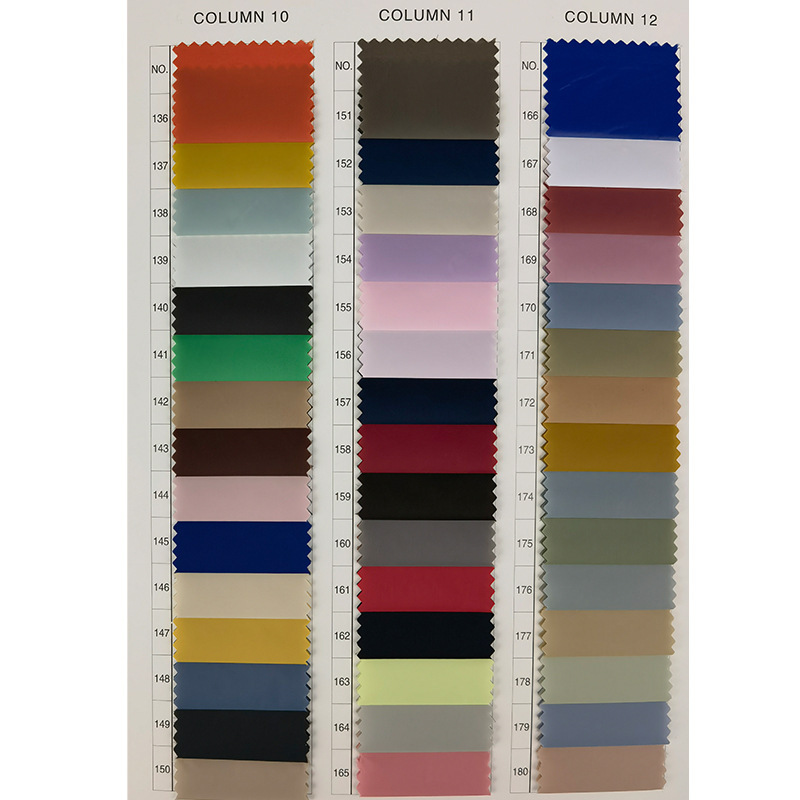 供應防絨防水羽絨服棉服200色消光20D尼龍布料高密400T尼絲紡面料