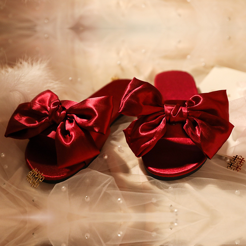 Butterfly with a new bridesmaid slipper.