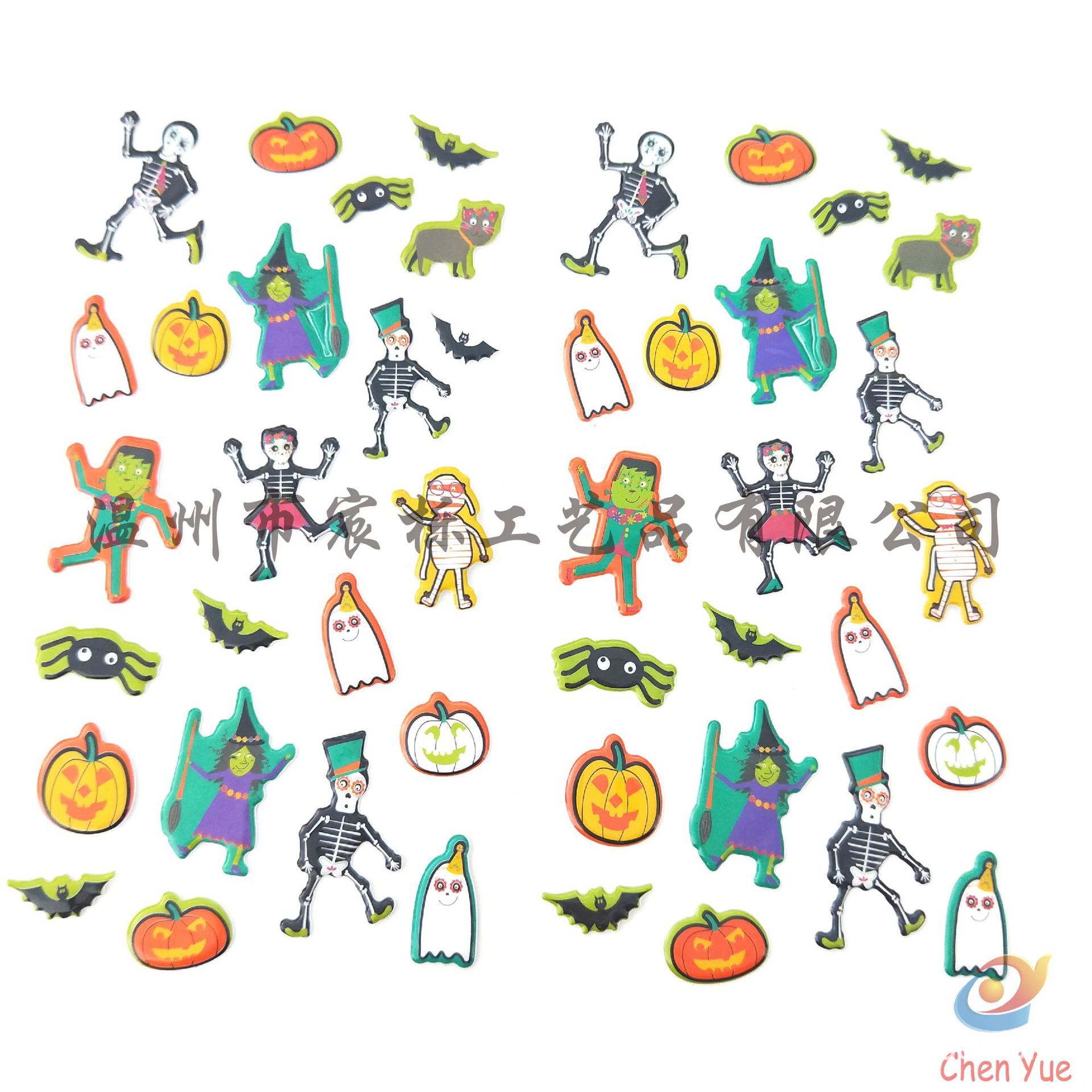 Kích cỡ nhãn hiệu Cartoon, bóng bong bóng, nhãn hiệu Halloween, tiền thưởng trẻ em.