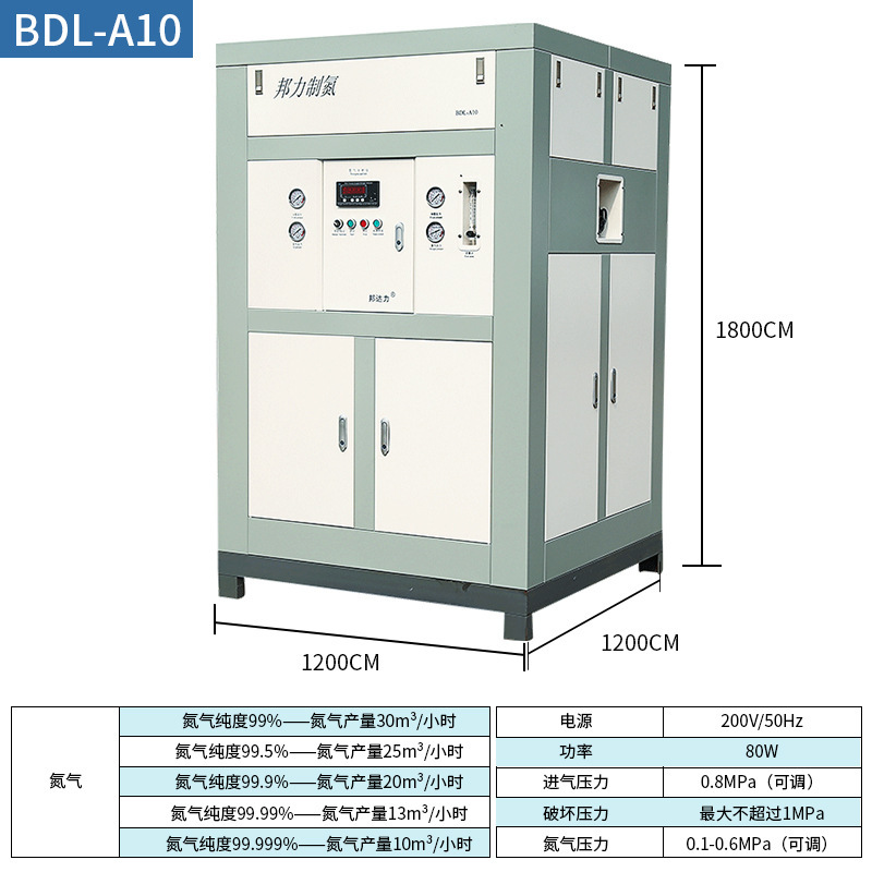 小型制氮机食品保鲜专用制氮设备 99.9纯度3立方5立方氮气机