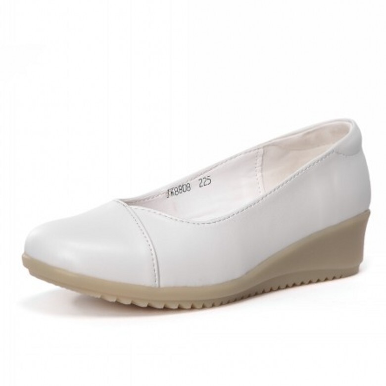 White Nurse Shoehill and Korean Slippered Pussy Shoes, 2021 new in summer.