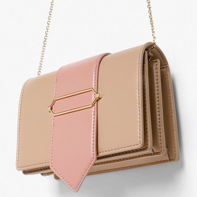 Female OEM customize 2023 new lady PU-chained one-shoulder bag
