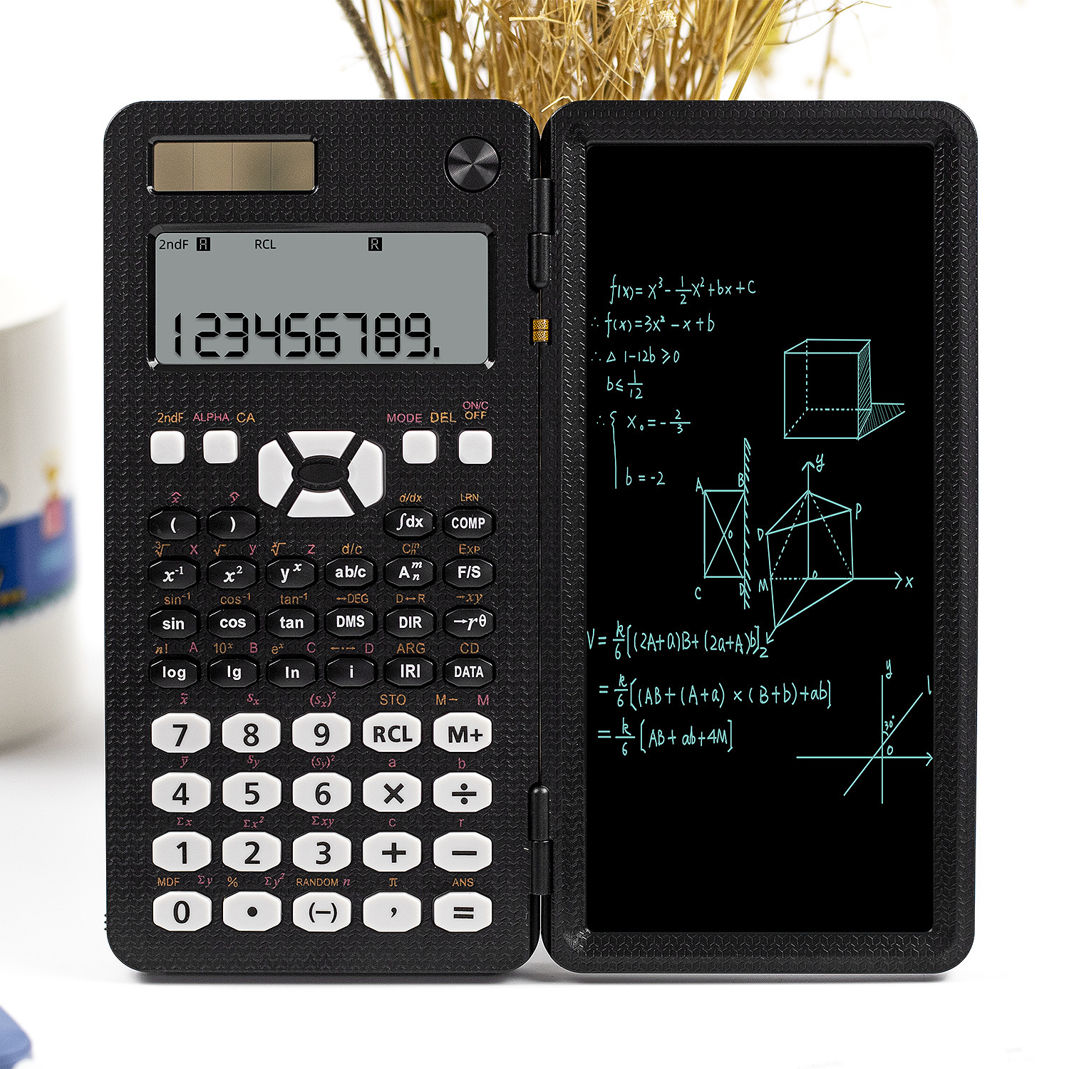 Multi-purpose computer handboard for commercial solar energy examination for university students in wide-ranging industrial science function calculators