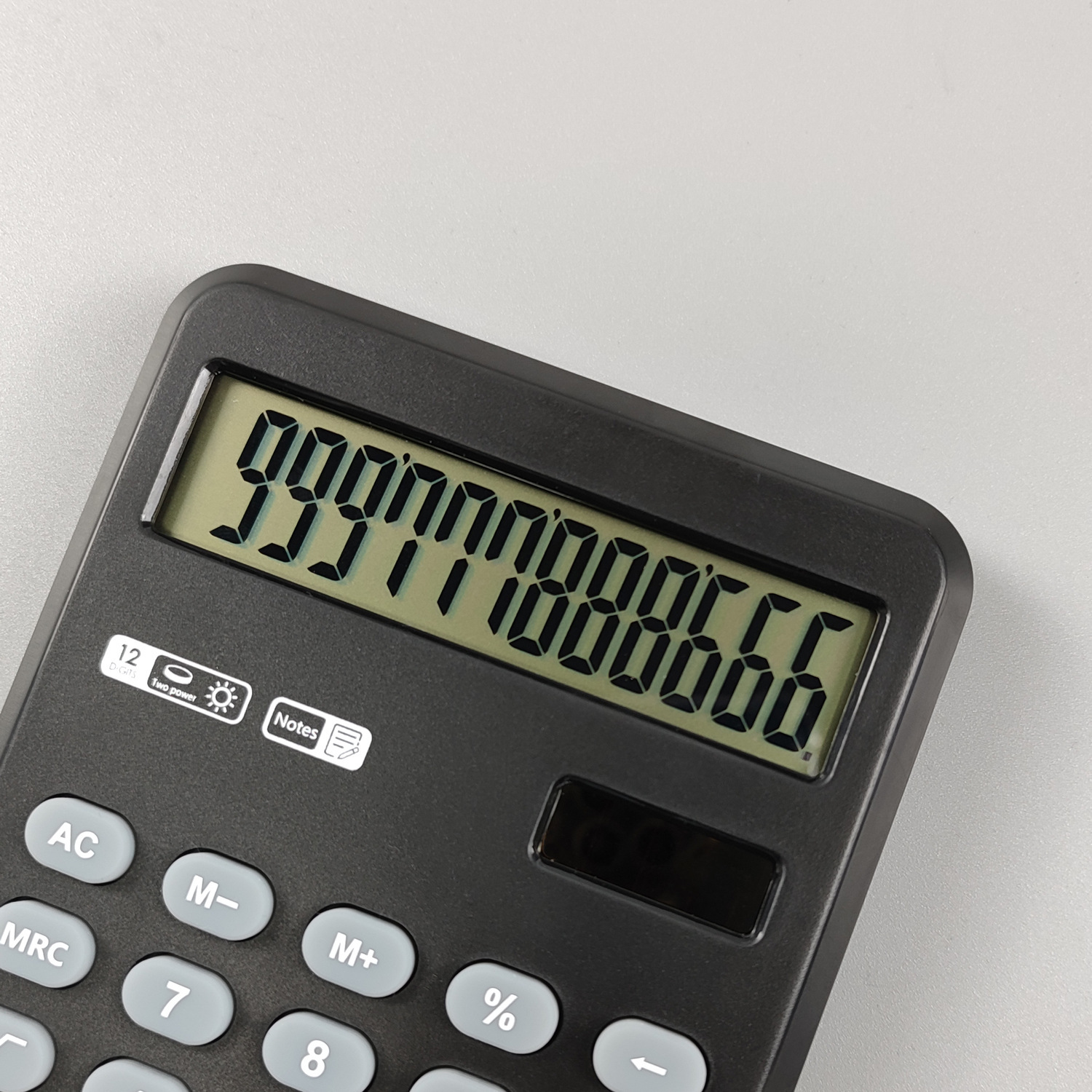 The Solar Handiboard Calculator draws a mini-student to work with the silent notes.