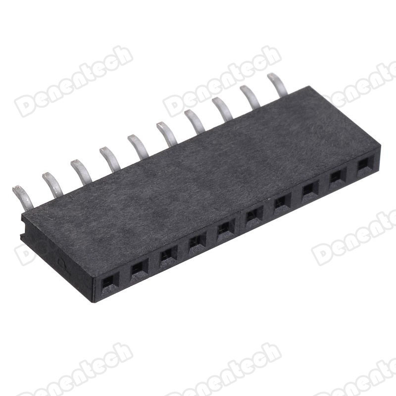 Connector 2.54H8.5Y single row 90 degree SMT