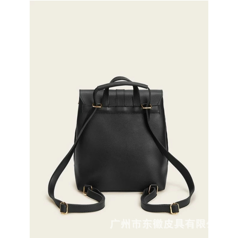 The factory OEM customizes 2023 new Fashion Embroidery Shrink girl double-shouldered backpack outside the housebackpack.