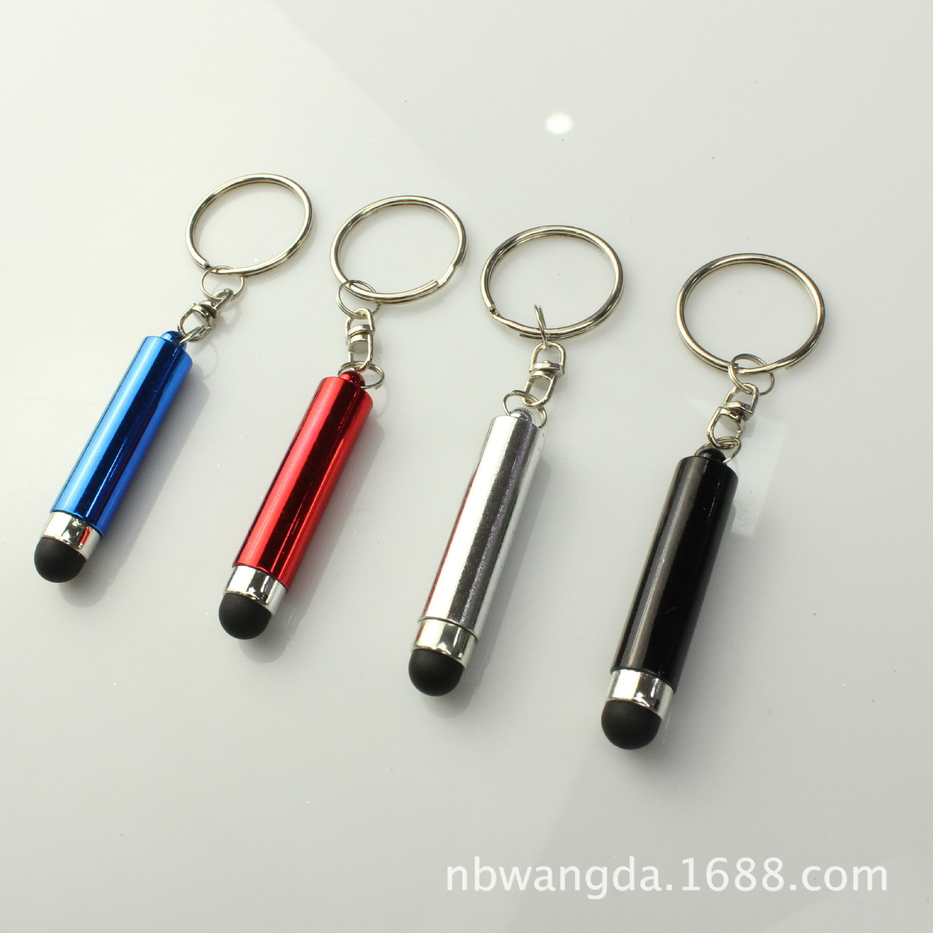 Short key buttons, touch pens, plastic multi-colour cell phone cap pens, foreign trade gift touch pens.