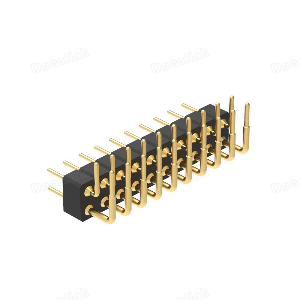 2.54mmH3.0 won P-clinic double 90 degrees L = 4.0 round hole connector