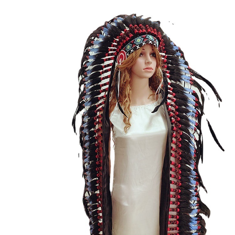 Wholesale of the factory, long-term Indian chief feathers, prom headdress.