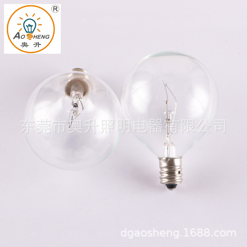 bóng đèn G40 sáng G40 bóng đèn sáng 120V25W G40 dung nham G40 thủy tinh thể đèn G40