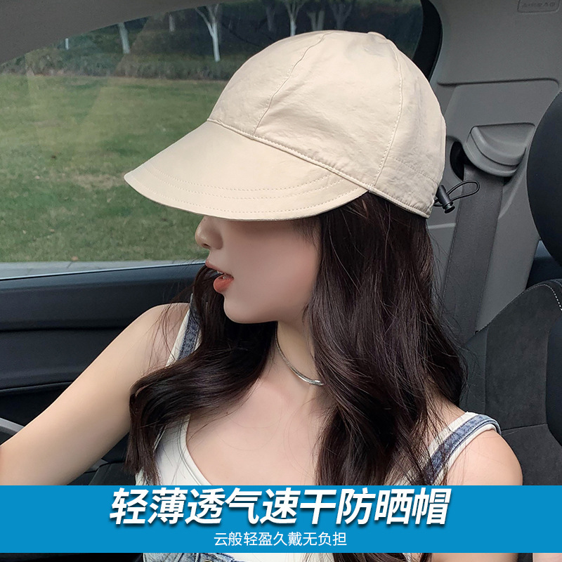 Zhao Ruth's same sunscreen hat, and she's a fisherman in summer.