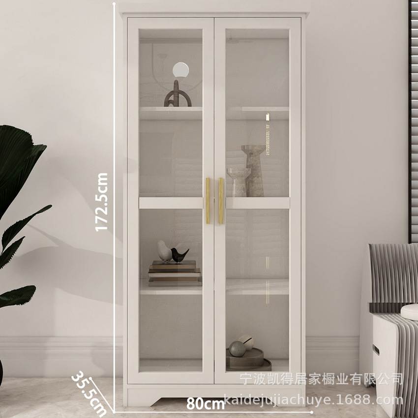 Exporting new Chinese bookcases, bookcase combinations, home-based dust collection cabinets