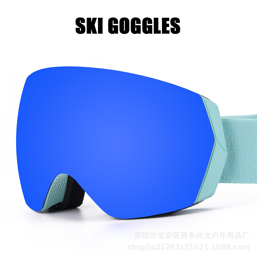 Short-hand cross-border double-ski-skin skating glasses for men and women