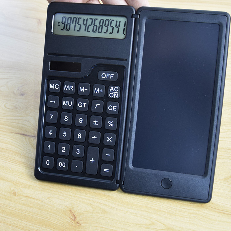 A 12-digit handboard for solar commerce to learn office calculator