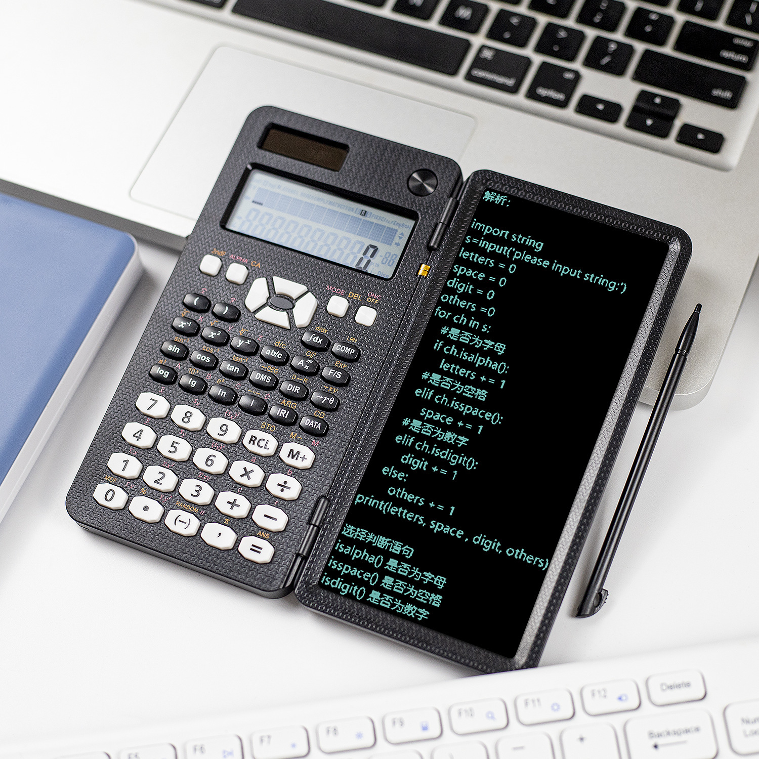 Multi-purpose computer handboard for commercial solar energy examination for university students in wide-ranging industrial science function calculators