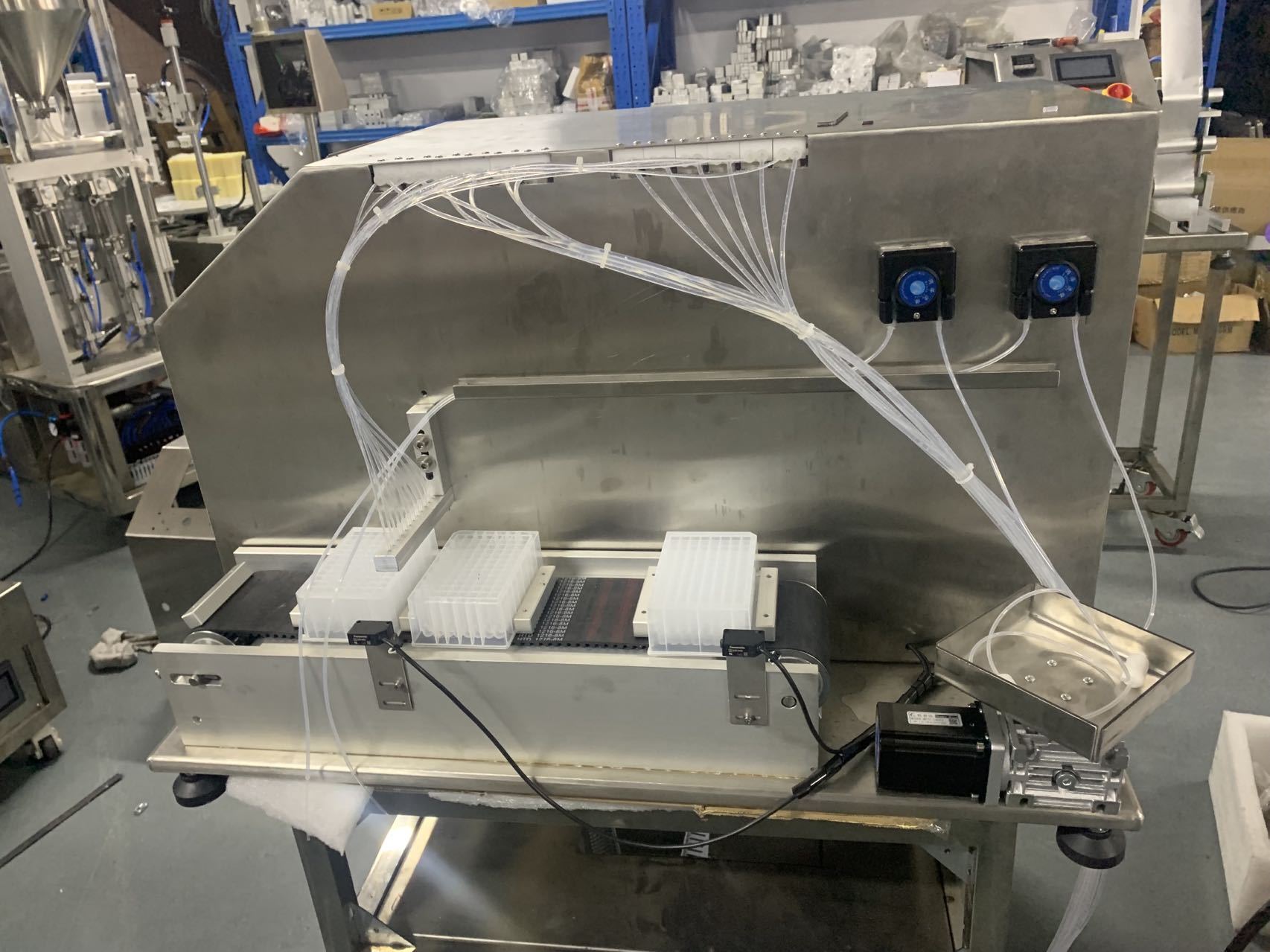 96-deep pore plate PCR plate, self-loader of enzyme plate, accounting for sealer.