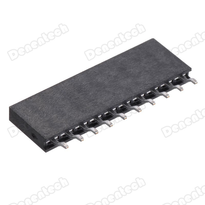 Connector 2.54H8.5Y single row 90 degree SMT