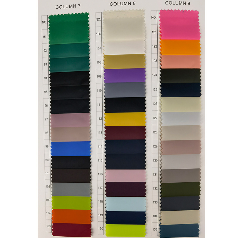 供應防絨防水羽絨服棉服200色消光20D尼龍布料高密400T尼絲紡面料