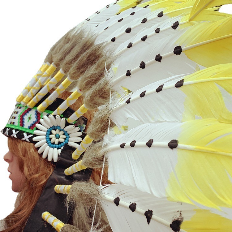 Wholesale of the factory, long-term Indian chief feathers, prom headdress.